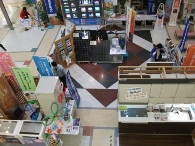 2階から展示場全体を撮影しました。